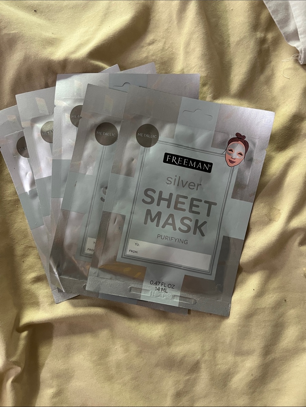 Freeman Silver Sheet Mask - Purifying 5 packs